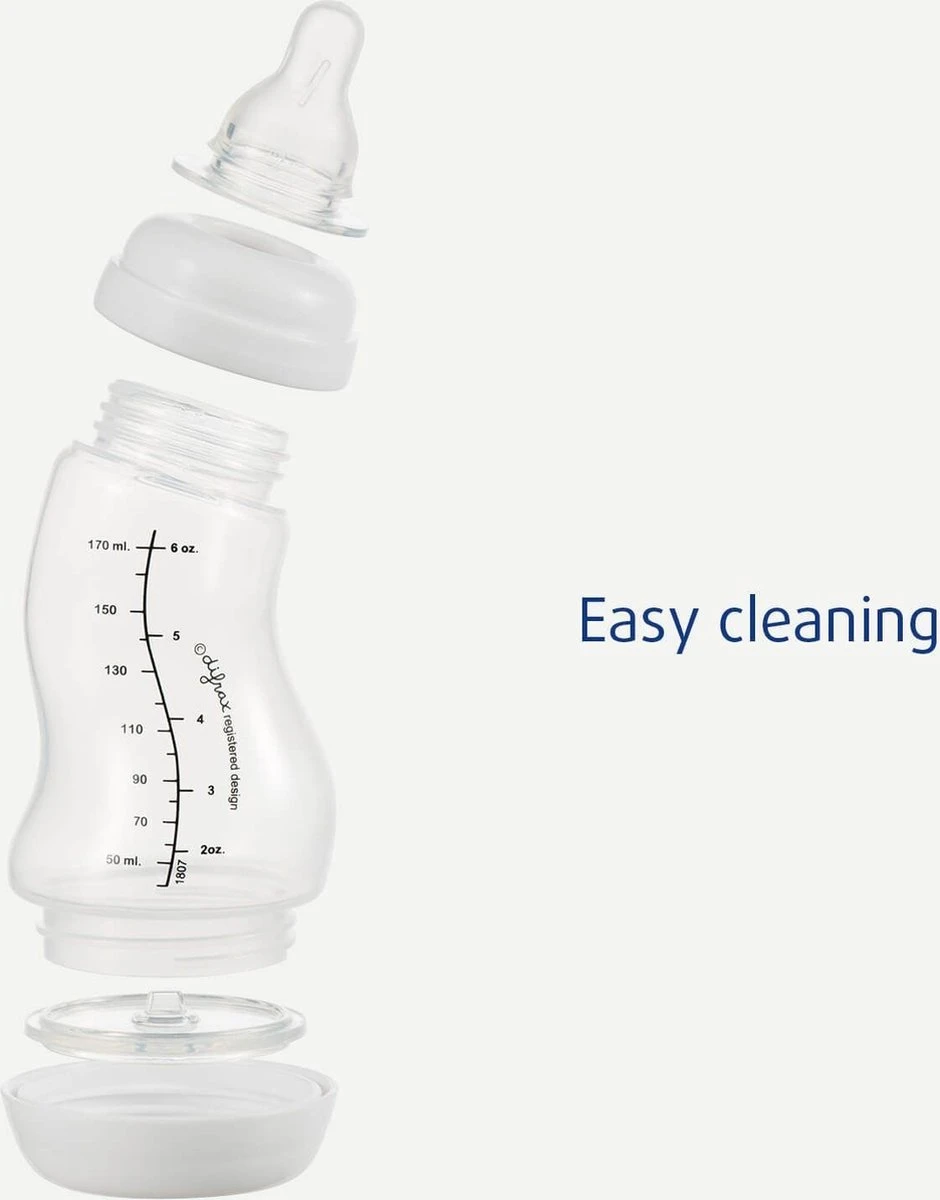 Difrax Babyfles 250 Ml Natural - Anti-Colic - Crèmewit - Duopack 5 Difrax Babyfles 250 Ml Natural - Anti-Colic - Crèmewit - Duopack - Afbeelding 3