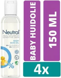 Neutral Baby Huidolie 4 X 150 Ml Voordeelbundel