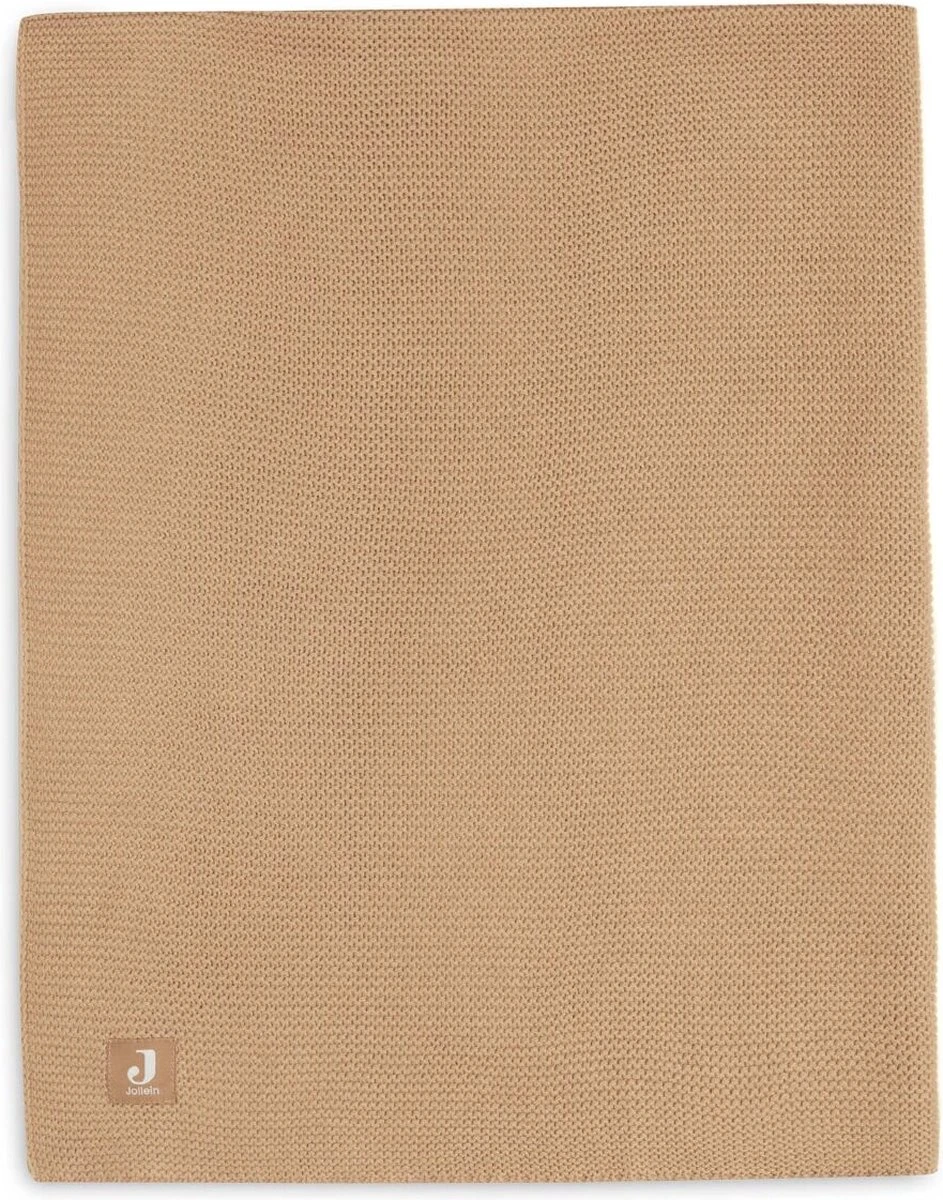 Jollein Baby Deken Wieg 75x100cm Basic Knit - Biscuit 16 Jollein Baby Deken Wieg 75x100cm Basic Knit - Biscuit - Afbeelding 14