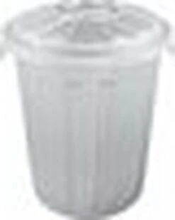 AFVALBAK ROND M/D MAXI BIN 36X42 - 23 L GRIJS OK KEEEPER 10213 -Peuterpaleis Winkel 960x1200