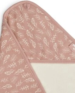 Jollein Badcape Meadow 75x75cm - Rosewood -Peuterpaleis Winkel 972x1200 2