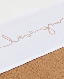 Jollein Baby Laken Wieg 75x100cm Love You - Caramel -Peuterpaleis Winkel 979x1200 5