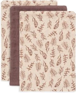Jollein Baby Hydrofiel Washandje Meadow Rosewood - 3 Stuks -Peuterpaleis Winkel 984x1200