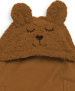 Jollein Wikkeldeken Bunny 100x105cm - Caramel -Peuterpaleis Winkel 985x1200 10